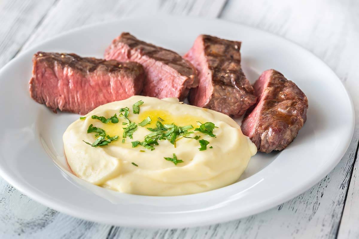 Easy recipe: Aged Beef Ribeye with Butternut Squash puree : The Marbled