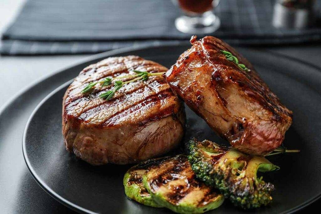 Chimichurri-Marinated Strip Filets