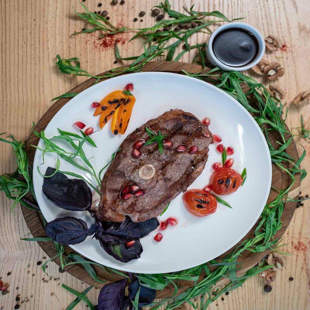 grilled lime- cilantro beef chuck steaks
