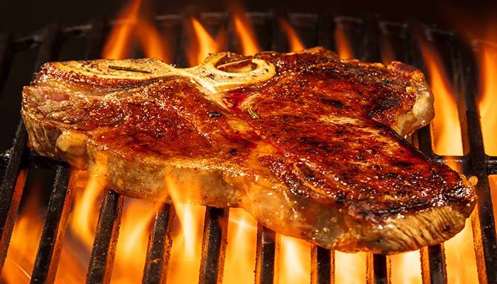 Grilled T-Bone Steaks