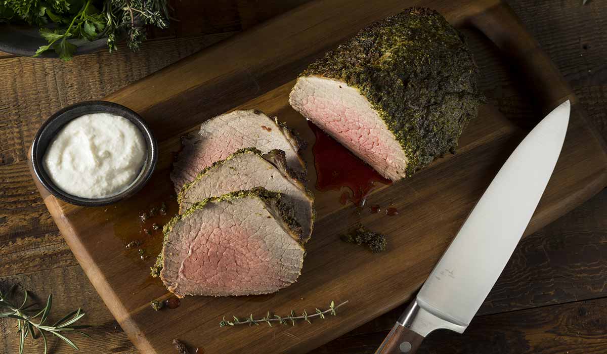 herbed beef tenderloin with holiday rice