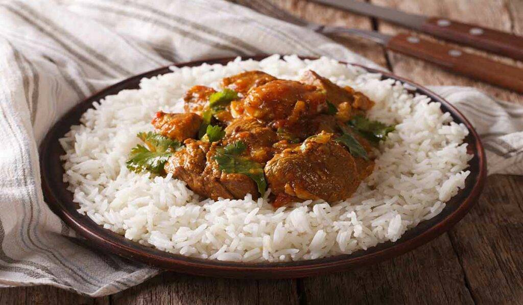High-protein recipe: Indian steak & rice bowl