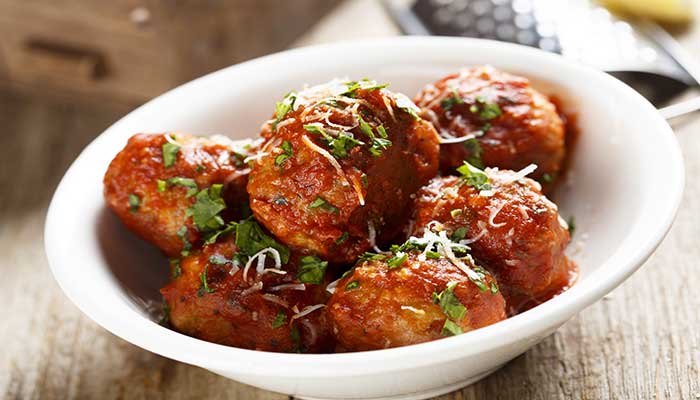 Monster Mash Meatball Soup