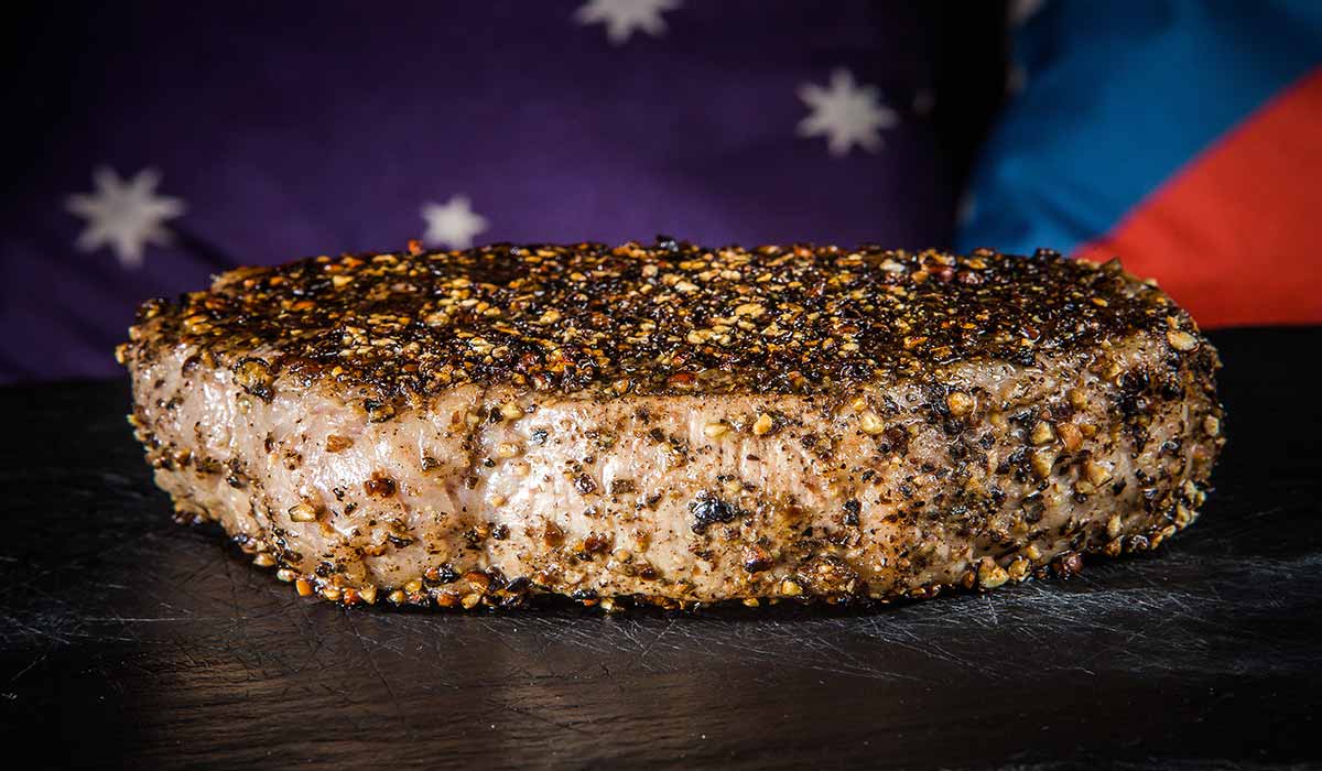 pistachio crusted beef ribeye roast