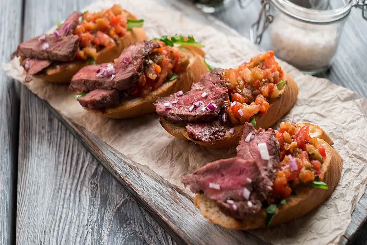 Recipes for Appetizers with Meat for a Cocktail Dinner