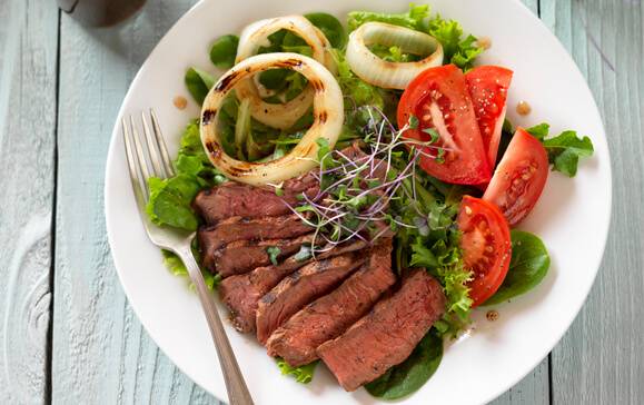 sirloin steak salad