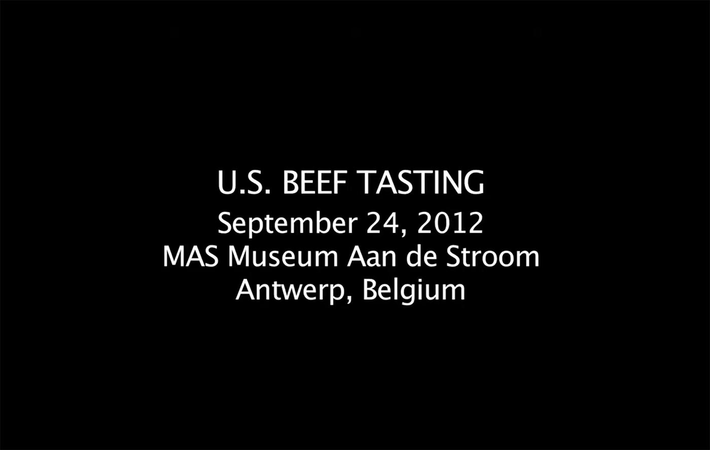 US Beef Testing in Antwerpen