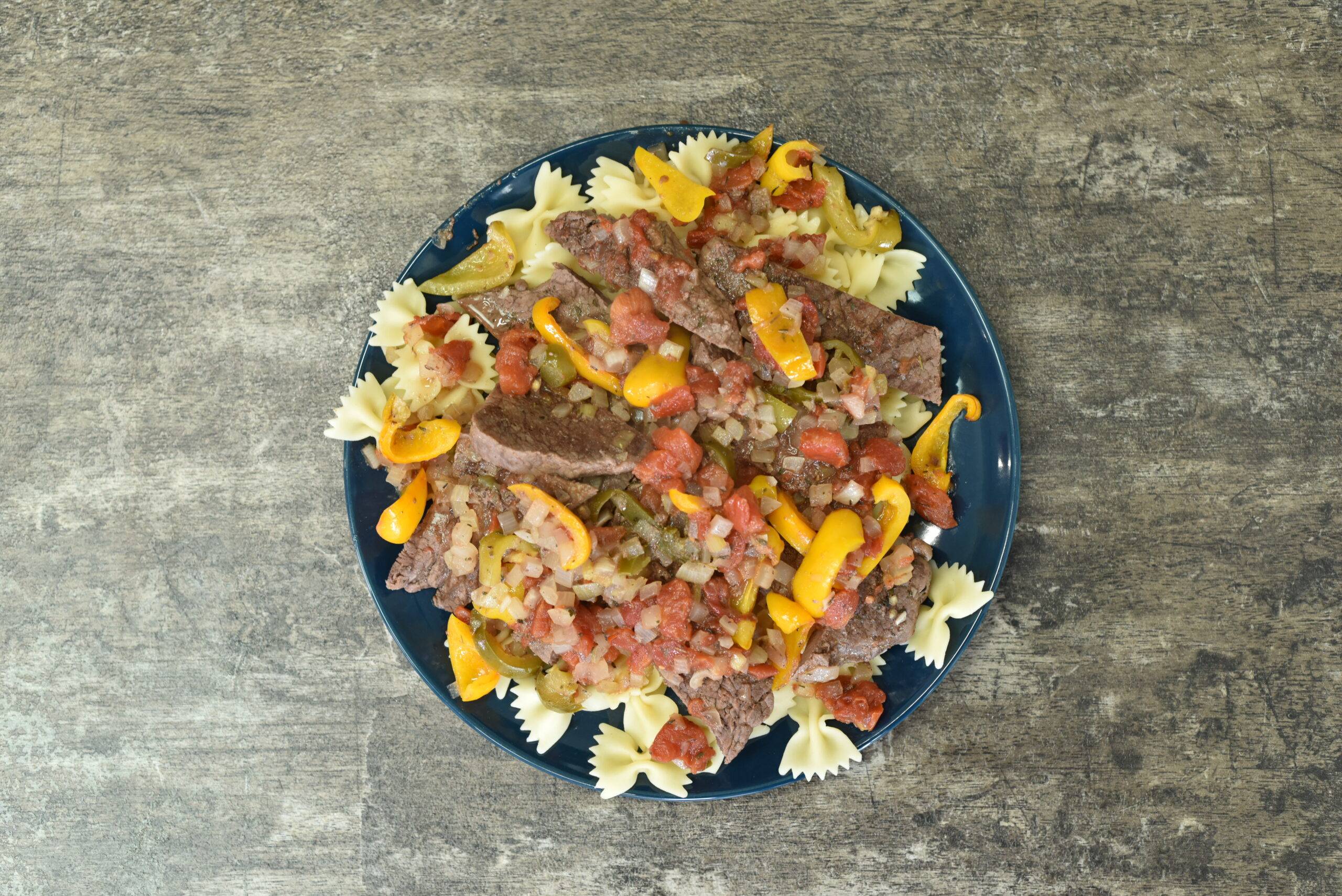 swiss steak piperade