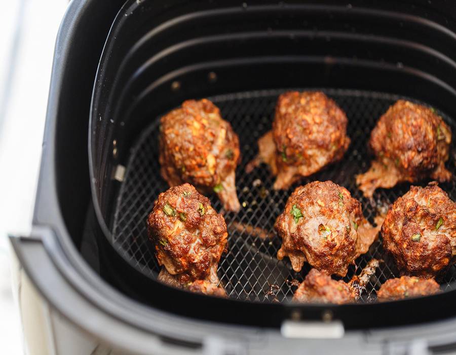 meat in an air fryer