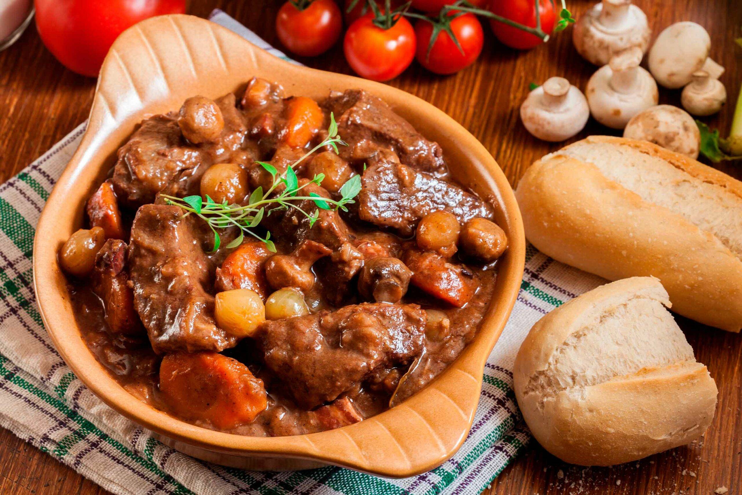 Beef stew mushrooms