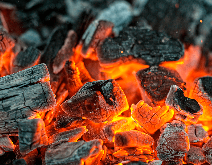 prepare charcoal home barbecue