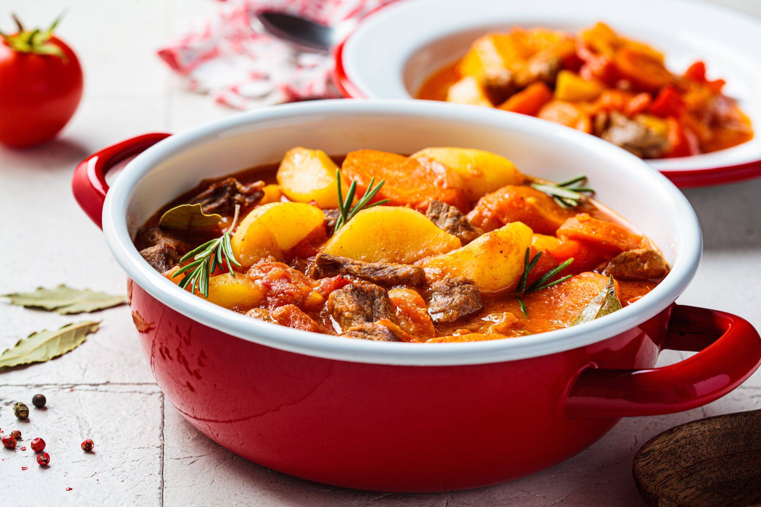 beef stew with potatoes and carrots