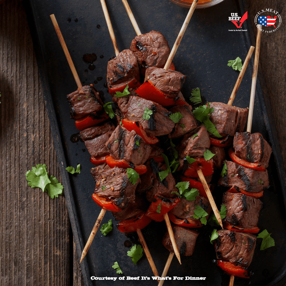 spicy portuguese beef kabobs