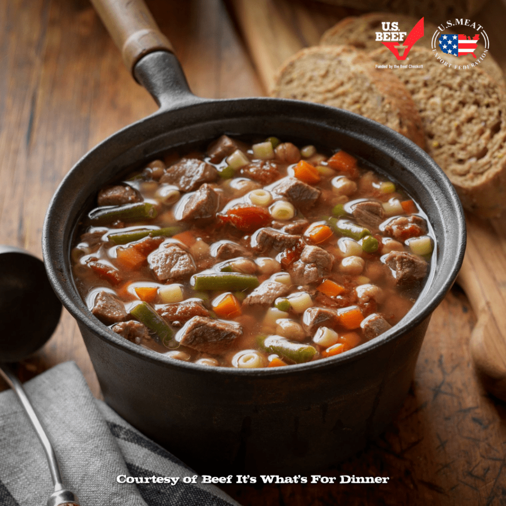 lazy day beef and vegetable soup