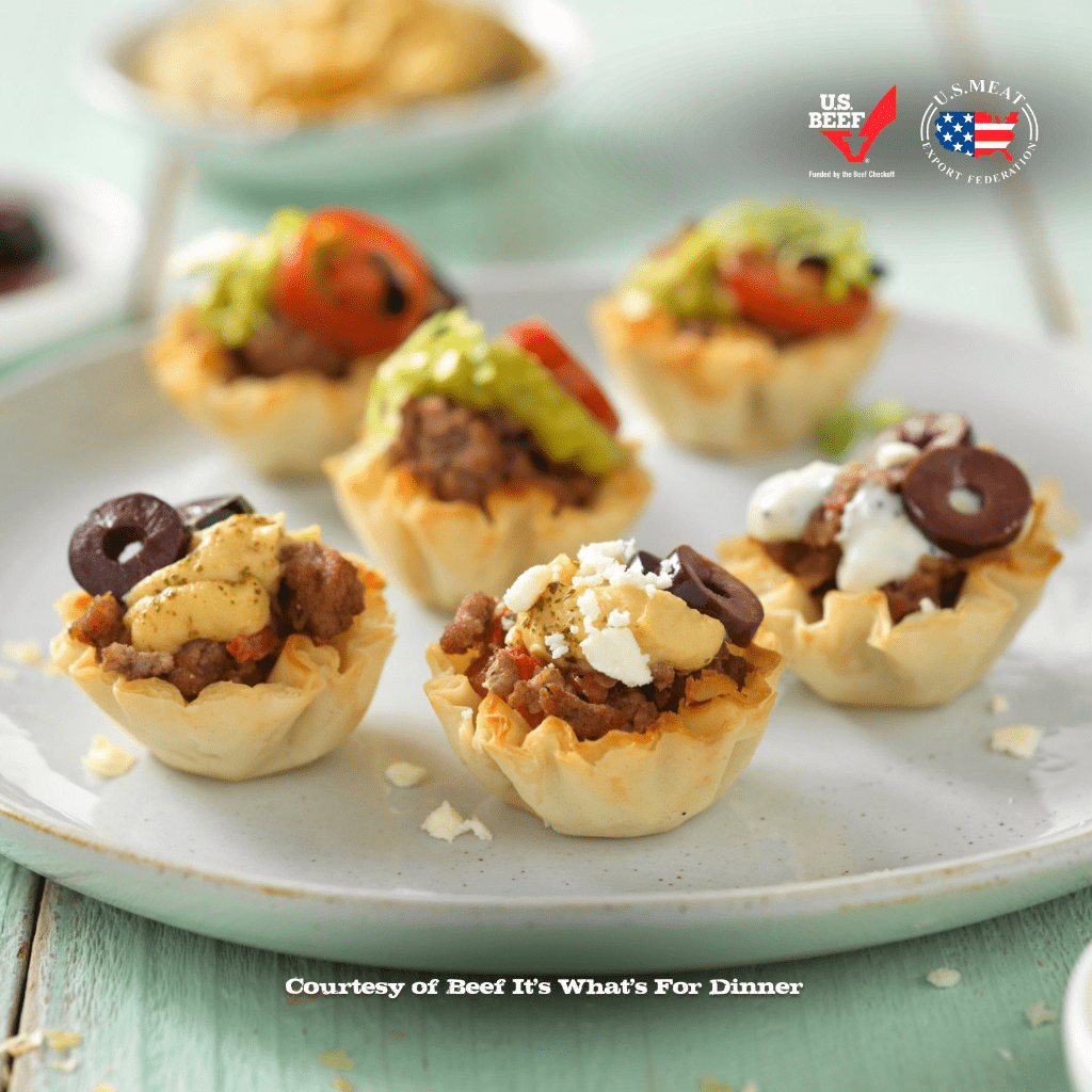 Tiny Greek Beef Tarts