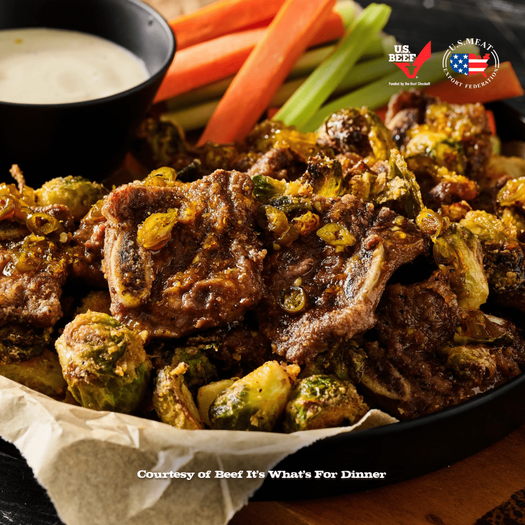 Flanken Short Ribs with Brussels Sprouts